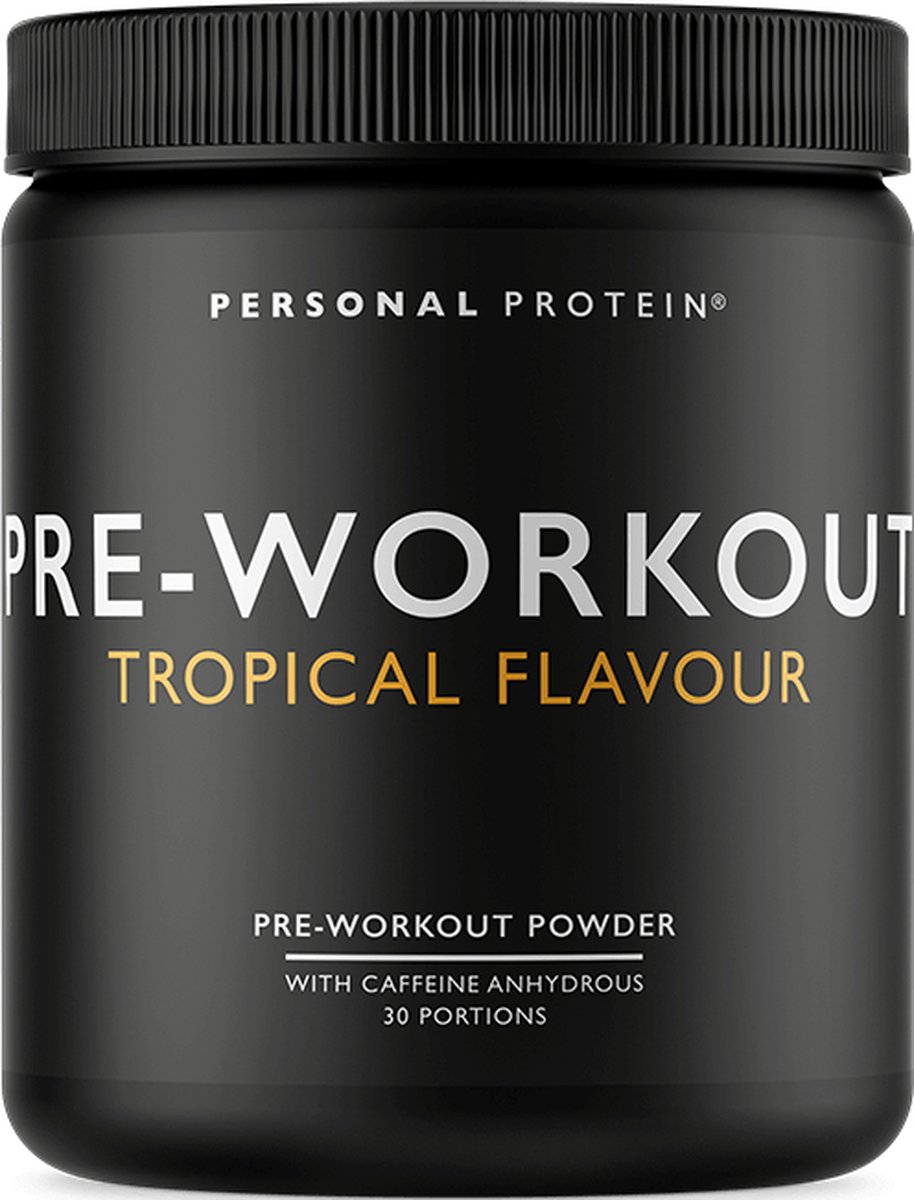 Personal Protein® – Pre-Workout / Poeder Pre-Workout – 300 gram (30 Porties) – Tropical Flavour