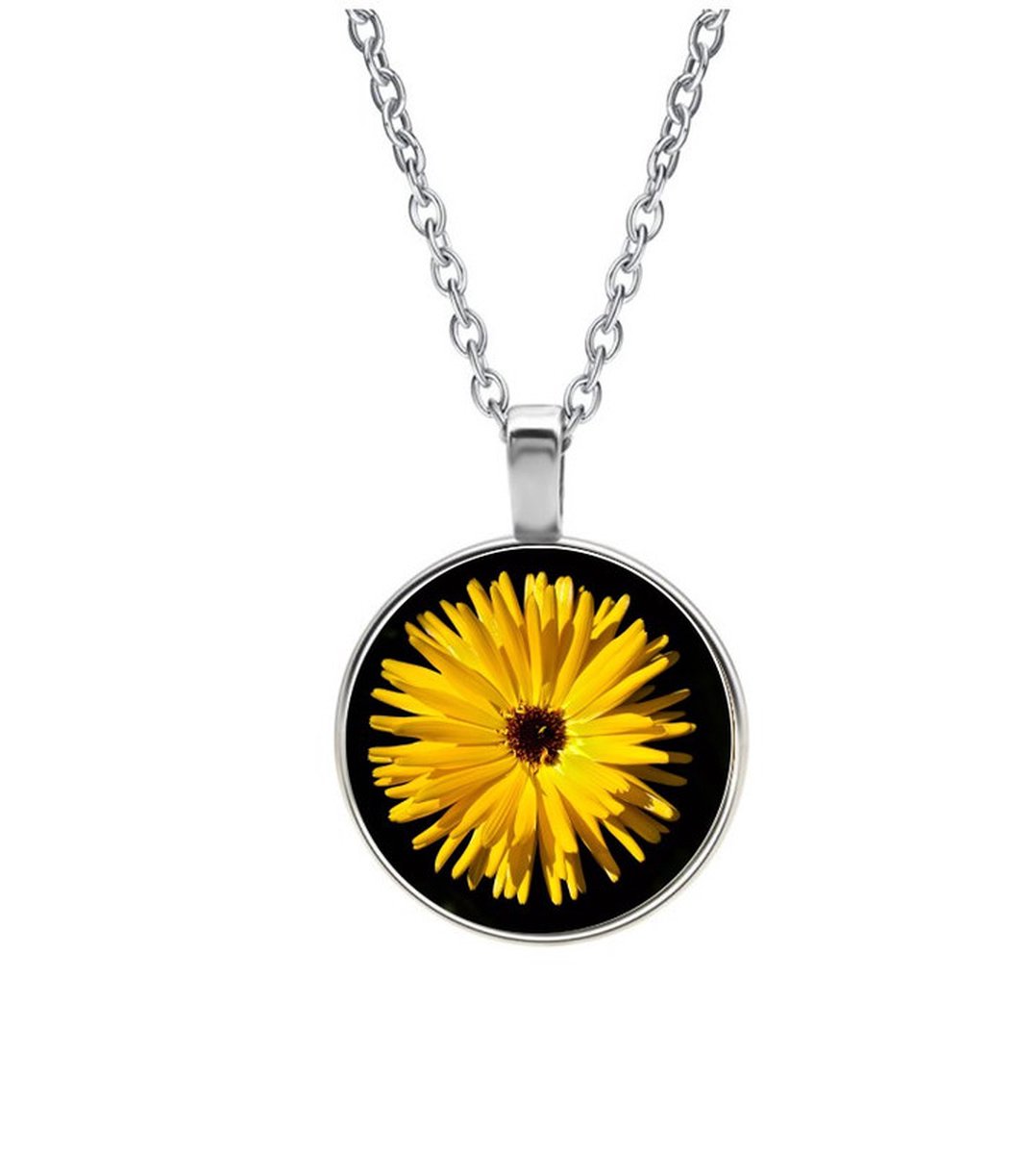 Ketting Glas - Bloem