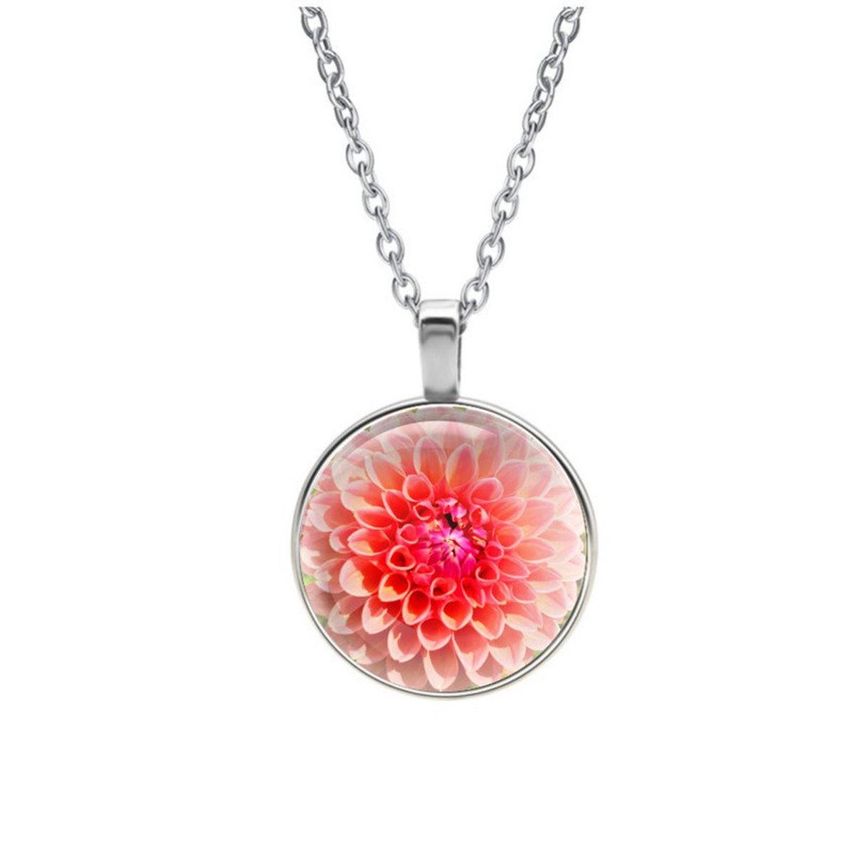 Ketting Glas - Bloem