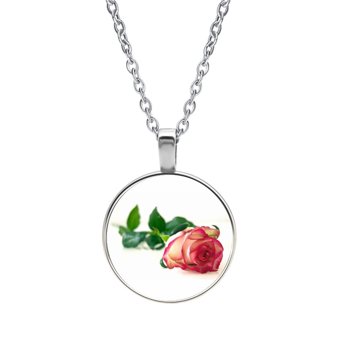 Ketting Glas - Roos