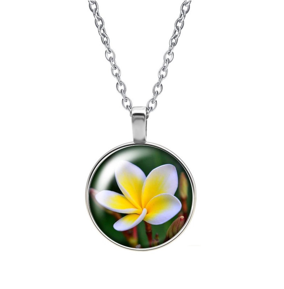 Ketting Glas - Bloem