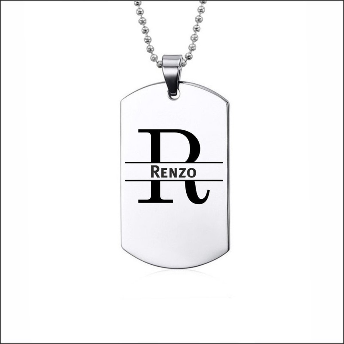 Ketting RVS Met Naam -  Renzo