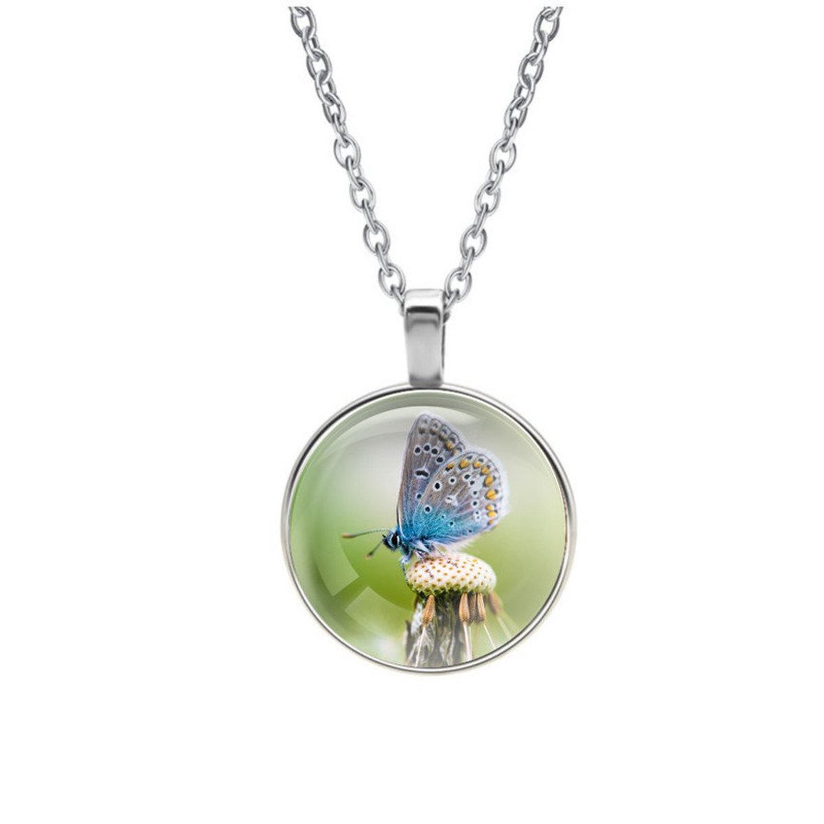 Ketting Glas - Vlinder