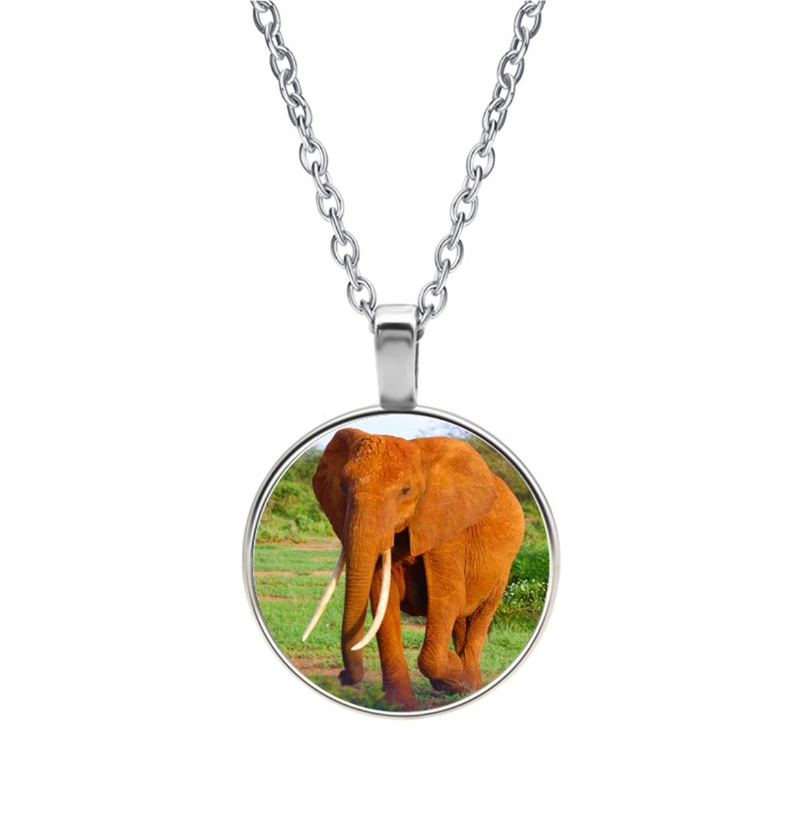 Ketting Glas - Olifant