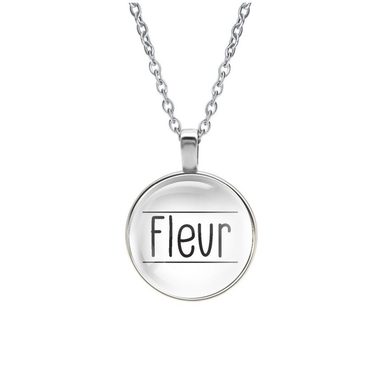 Ketting Glas - Fleur