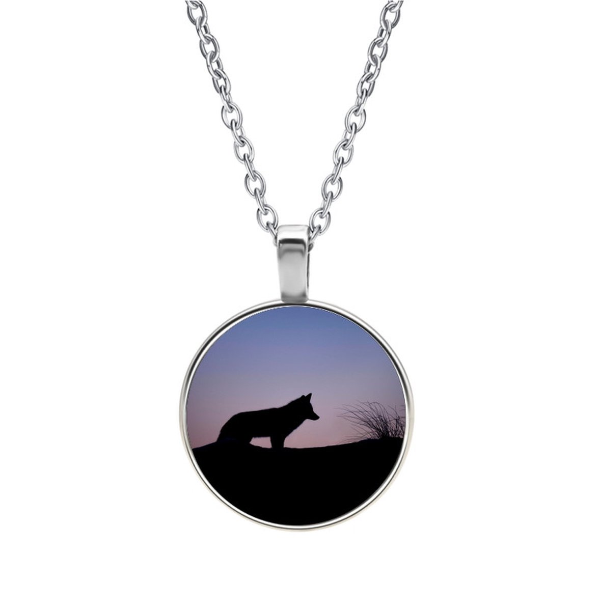 Ketting Glas - Wolf