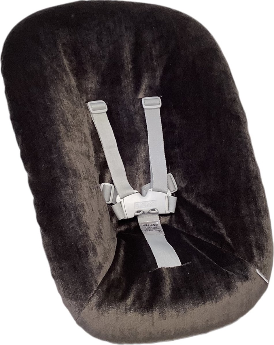 #09 Newborn hoes, Velours chocolade bruin, Stokke Tripp Trapp. Ook geschikt voor Kidsmill Up.