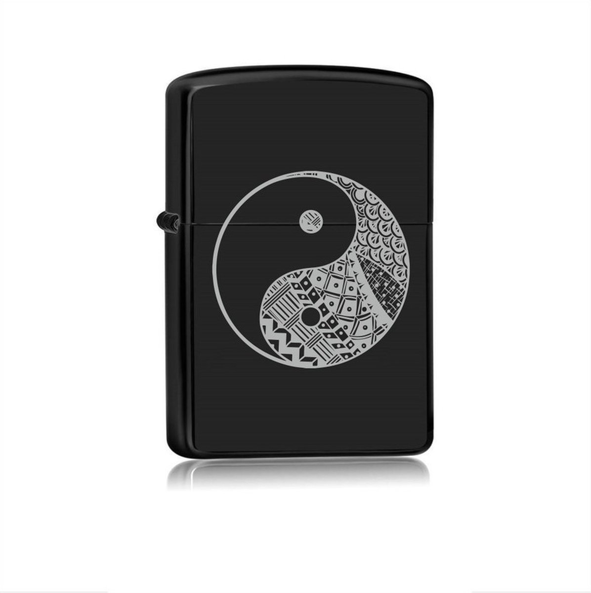 Goedkoopste Aansteker Zwart - Yin Yang Mandala