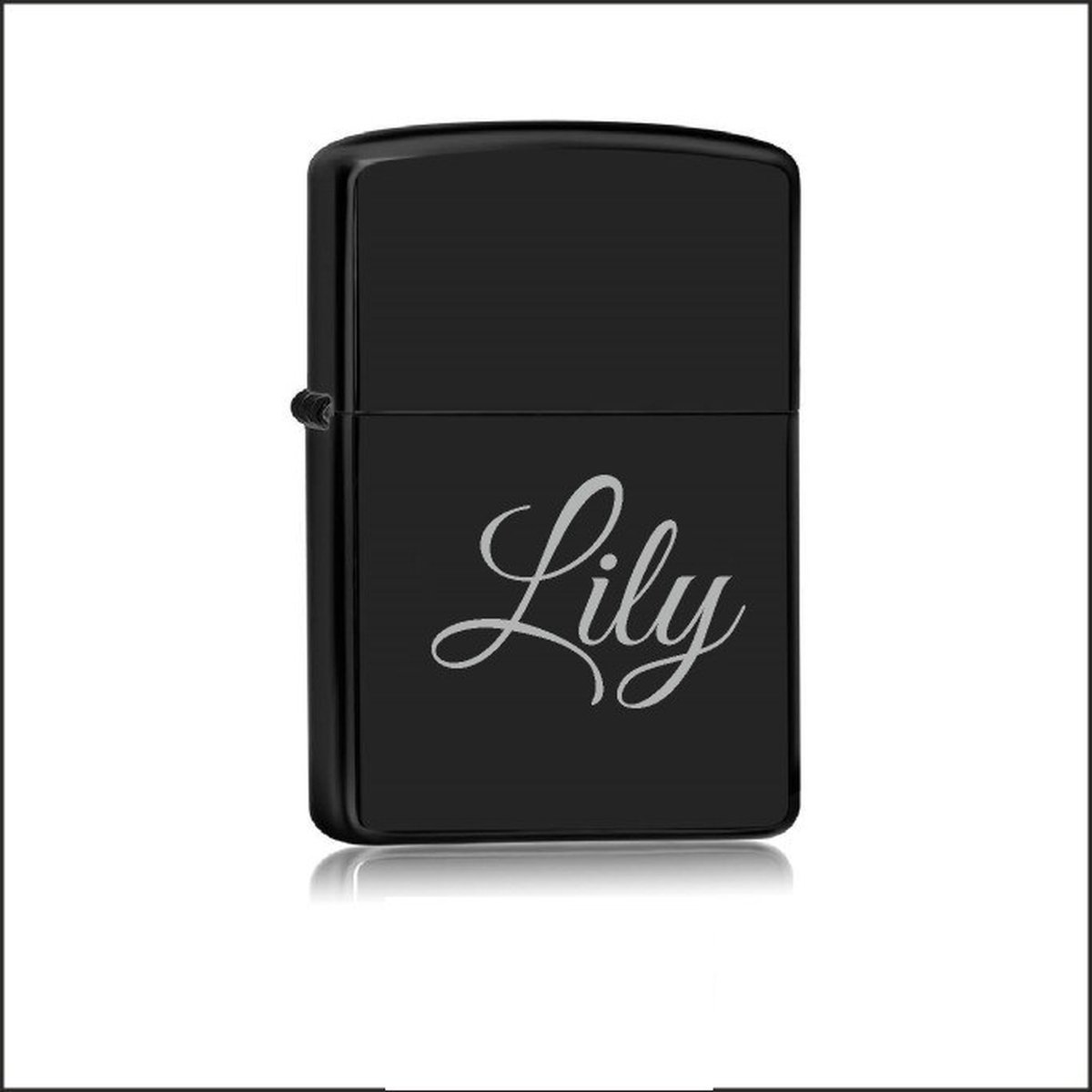 Aansteker Zwart Met Naam - Lily