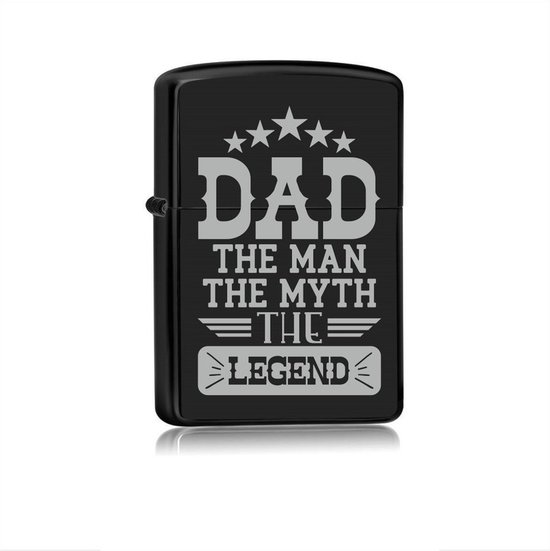 Briquet Zwart - papa l'homme