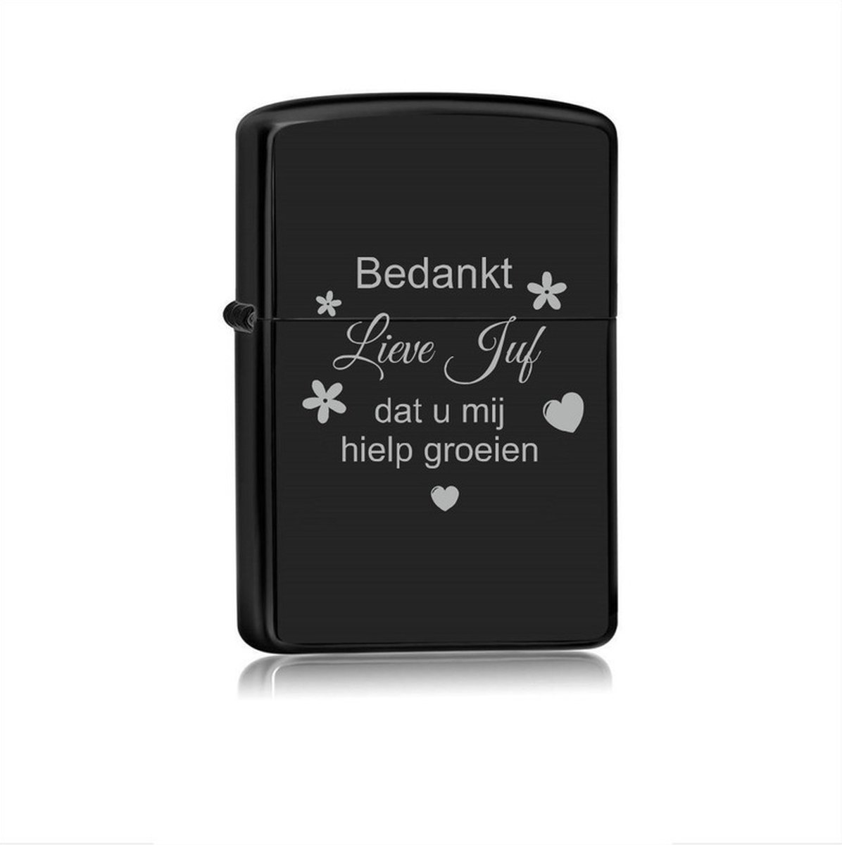 Goedkoopste Aansteker Zwart - Bedankt Lieve Juf