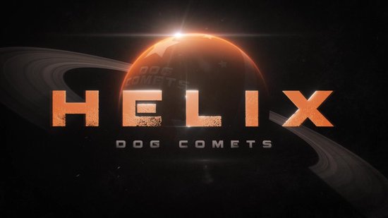Dog Comets Ball Helix Ø 7 cm - Zelfbewegende hondenbal met geluid - Oplaadbare Hondenspeeltjes – Roze