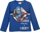 Marvel Avengers- longsleeve shirt Avengers - Captain America - jongens - maat 134/140
