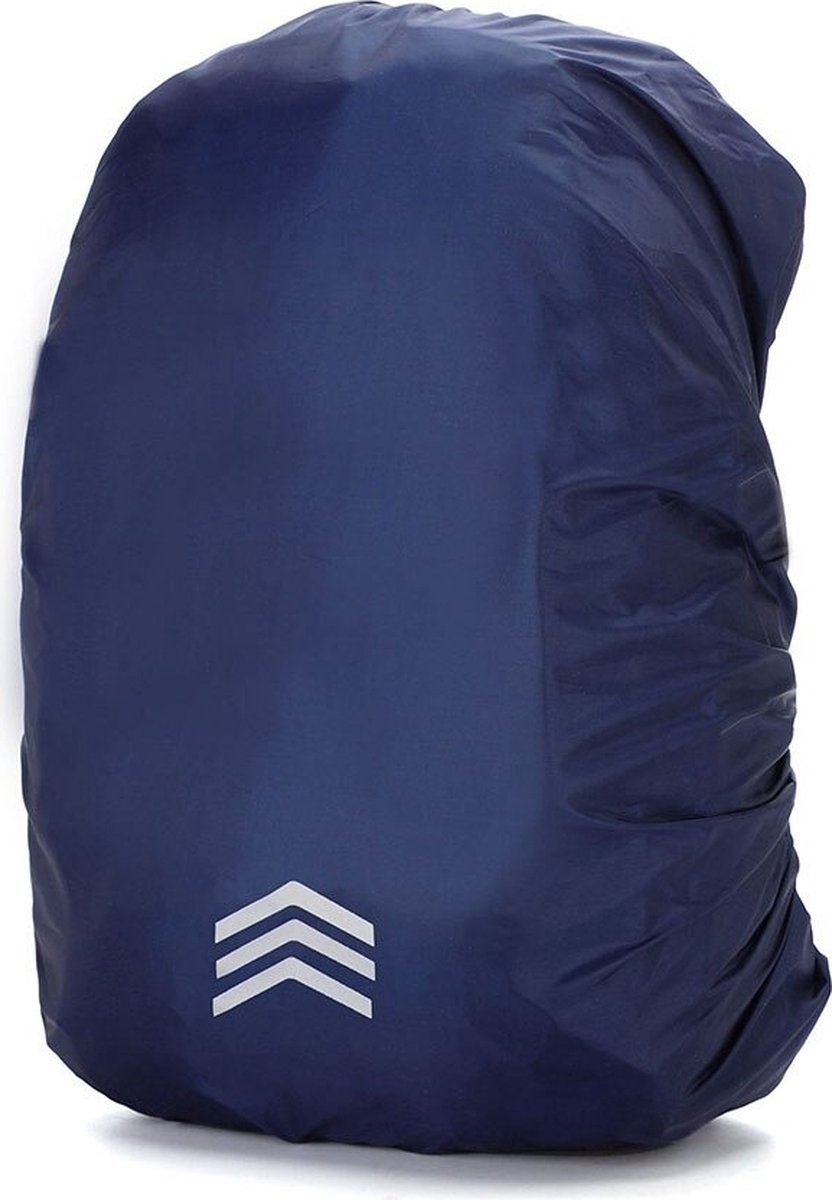 Regenhoes Rugzak – 3 Pijlen – 40 tot 50L – L – Donkerblauw – Kasey Products