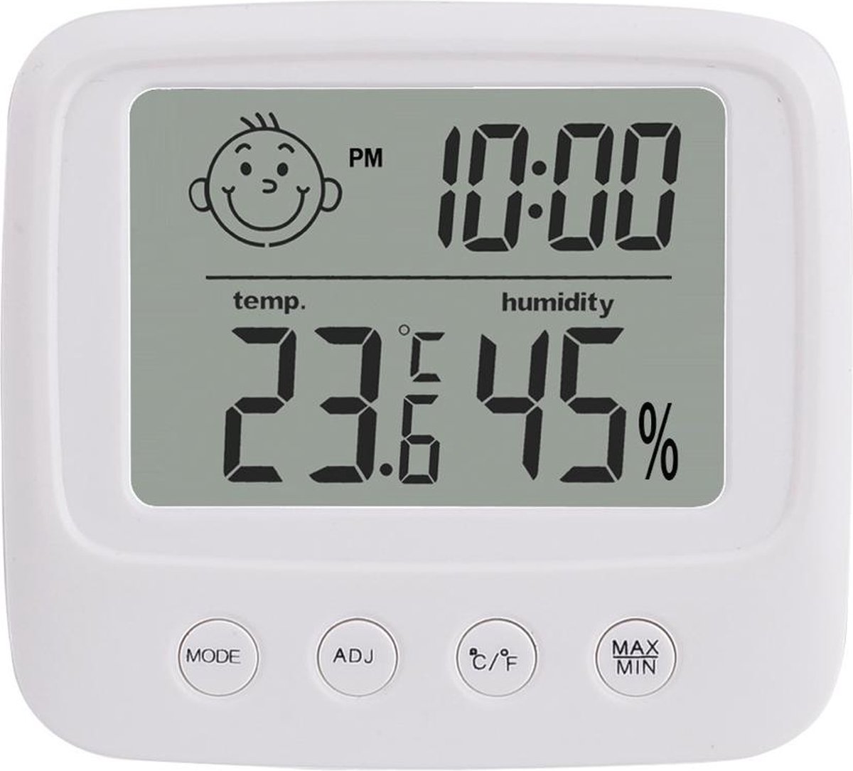 LCD Digitale Hygrometer – Luchtvochtigheidsmeter – Thermometer – voor Babykamer
