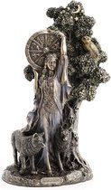 Arianrhod de Keltische Godin van het Lot - Veronese Designd beeldje - (hxbxd) ca. 24cm x 13,5cm X 10cm