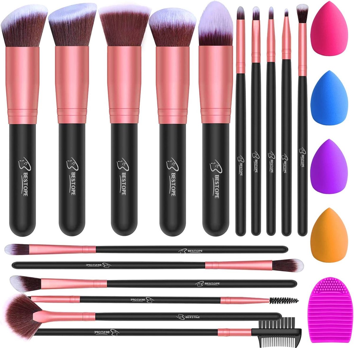Make-Up Kwasten Set - Make-Up Brush Set – Cosmetica Premium Kwastenset