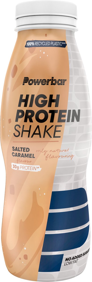 Goedkoopste Powerbar High Protein Shake Salted Caramel (12x330ml) - Eiwitshake / Proteine shake
