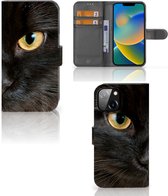 Telefoonhoesje Geschikt voor iPhone 14 Beschermhoesje Zwarte Kat