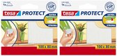 Tesa protect feutre blanc - autocollant - protecteur - 100 x 80 mm - 2 pièces