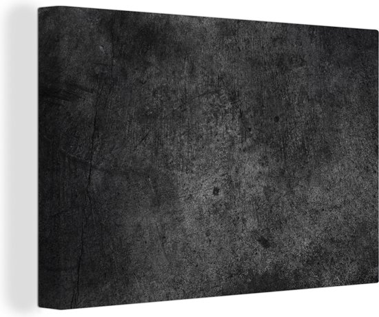 Canvas Schilderij Beton - Structuur - Retro - Wanddecoratie