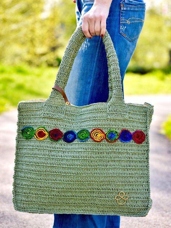 Style Kybele Demeter Green - Dames Shopper - Gehaakte tas - Handgemaakt -  Duurzaam -... | bol