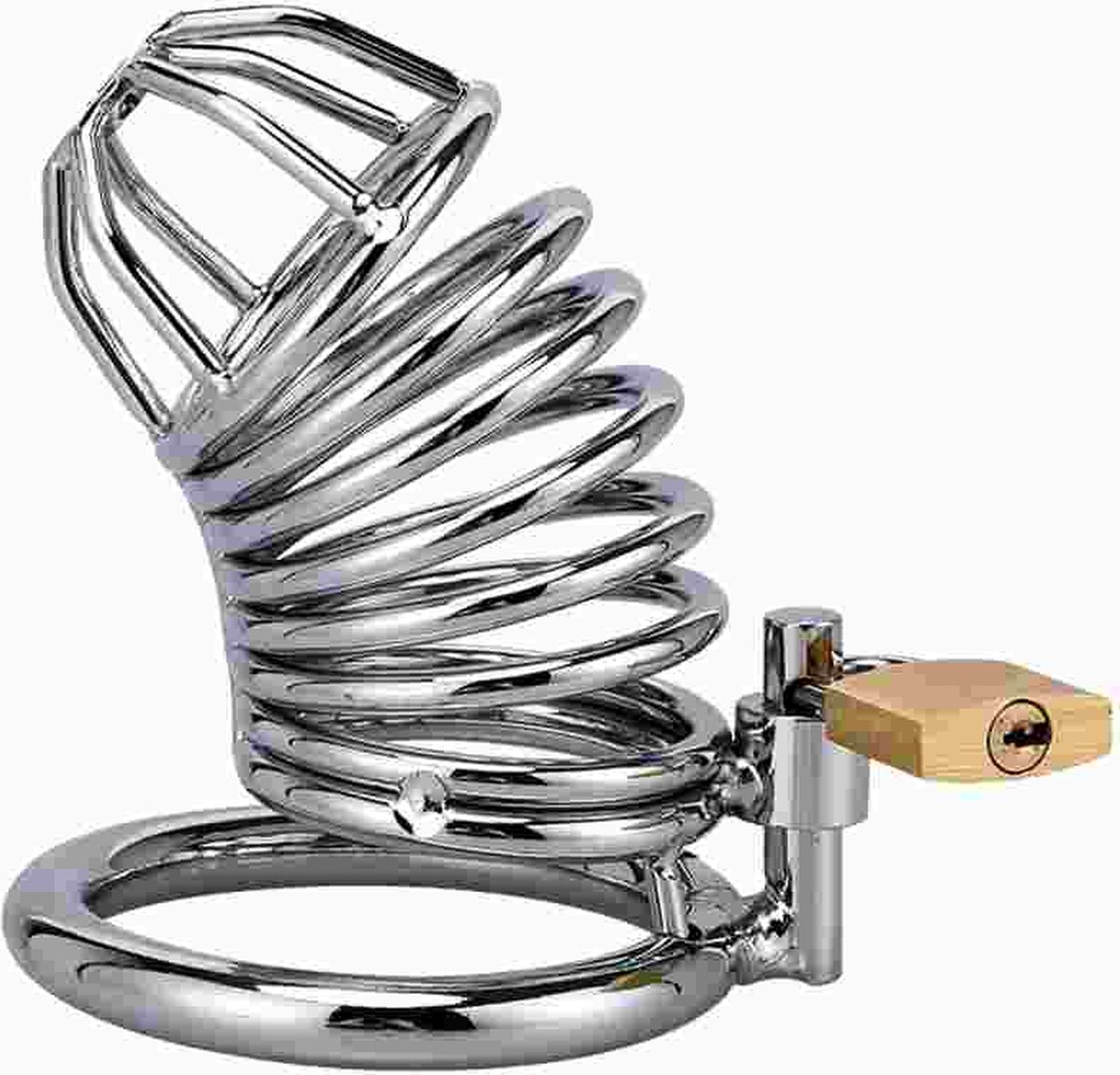 Goedkoopste XXDREAMSTOYS Kuisheidskooi Metal Cock Cage Snake Shape