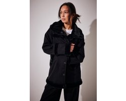 NA-KD Bonded Aviator Jacket Dames Jas - Maat 36