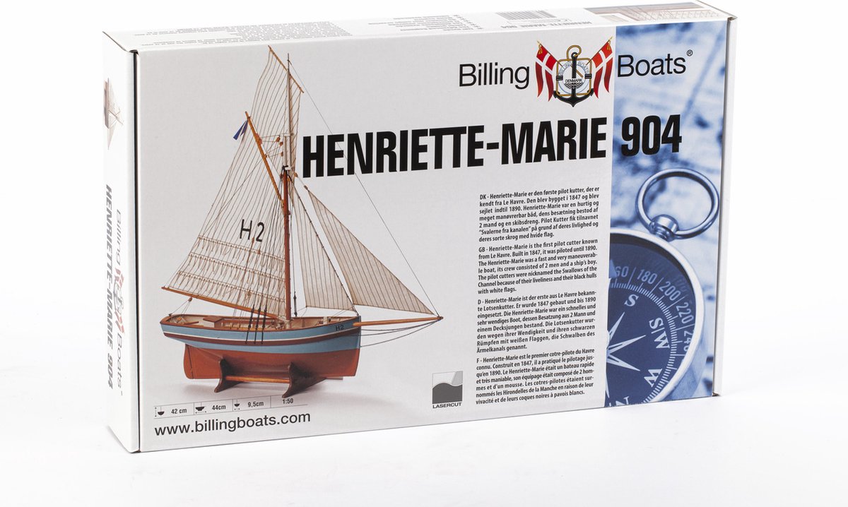 BILLING BOATS N° 580: maquette du thonnier Marie Jeanne (1:50). EUR