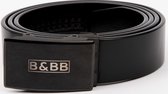 Black & Brown Belts/ Outlined 2.0 -  Black Belt XL / Automatische gesp/ Automatische riem/ Leren riem/ Echt leer/ Heren riem zwart/ Dames riem zwart/ 150 CM/