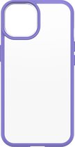 OtterBox React hoesje - Geschikt voor iPhone 14 - Transparant/ Paars