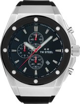 TW Steel TWCE4104 CEO Tech Steel Chrono Zwart Siliconen 44mm