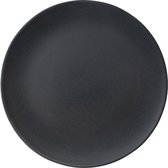 Dutch Rose Velvet - Assiette Plate Dutch Rose 26,5 cm Zwart Mat
