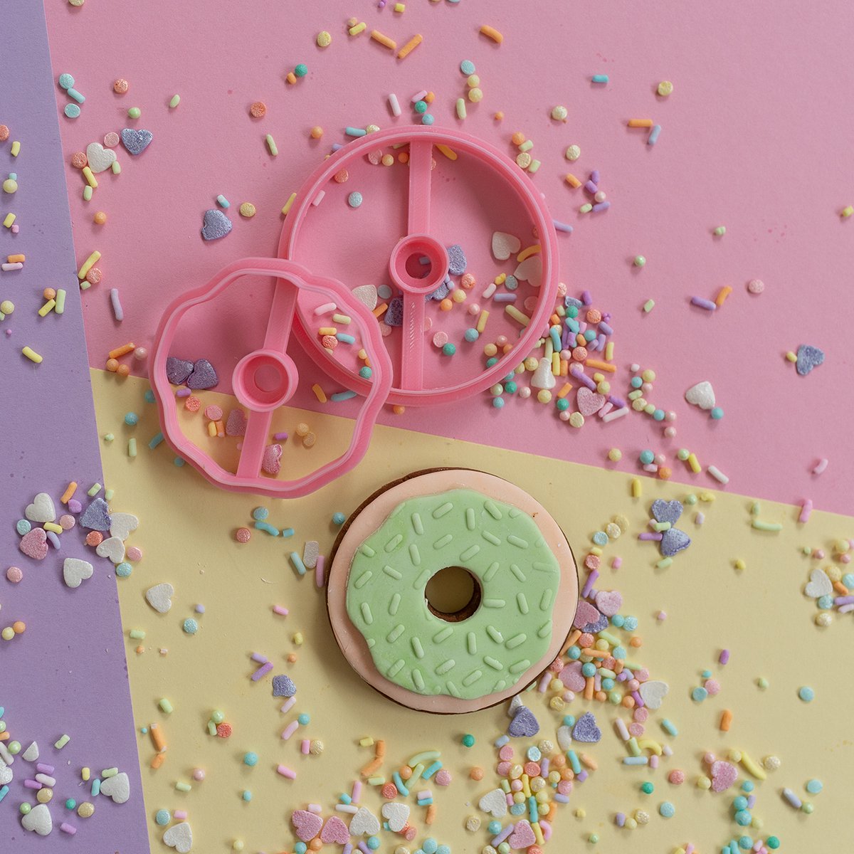Donut - Stamp met cookie cutter | Sweets collectie