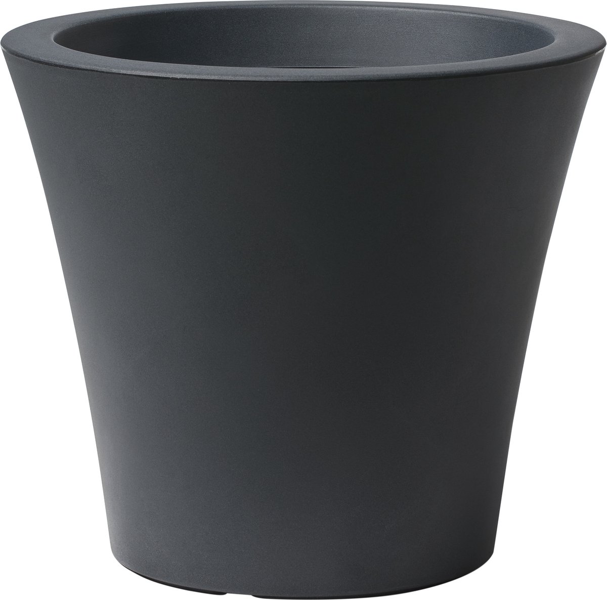 Luxe Bloempot - Cratere Rond - Premium Quality P&B - 45cm Antraciet - Duurzaam en Recycled Materiaal