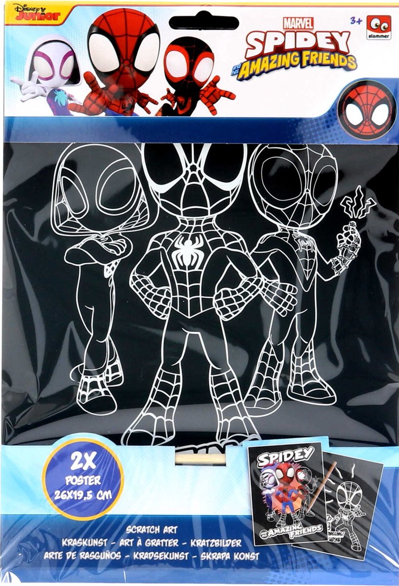 Spiderman™ Spidey kraskunst, 2st.