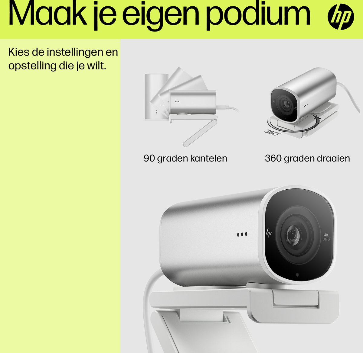HP 960 4K Streaming Webcam