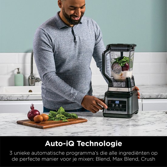 Ninja Foodi 2-in-1 Blender en Smoothie Maker - 1200 Watt - 2.1 Liter - IJsCrusher - Auto IQ - BN750EU van Ninja — afbeelding 2