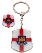 West Ham United Keyring & Badge Set SG