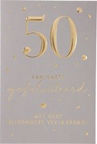 Cartes numérotées - Le plus bel âge - Carte anniversaire 50 Félicitations pour celle-ci ?