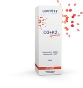 VIT D3+K2 Liposomales VEGAN | 60 ml | Complément alimentaire | Fabriqué en Belgique | LEPIVITS