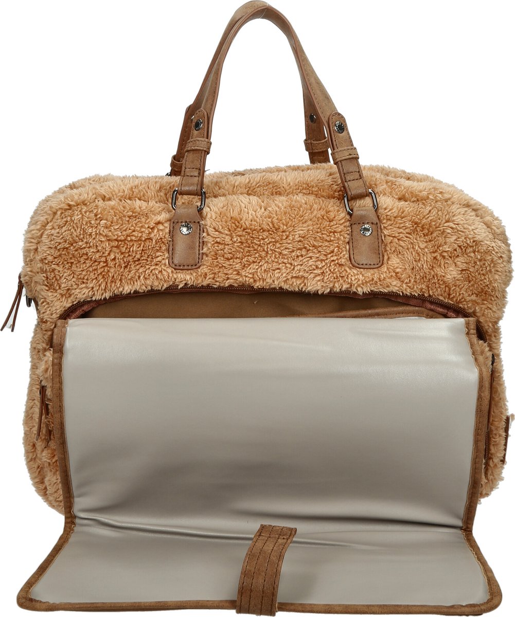 Enrico Benetti Teddy Luiertas / mombag / schoudertas 66655 - Camel – foto 8