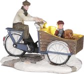 Luville - Vélo cargo familial à batterie - Maisons de Villages de Noël