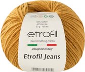 Etrofil Garen Jeans - Licht Mosterd No 45 - 55% Katoen 45% Acryl- Amigurumi - Haak- en Breigaren