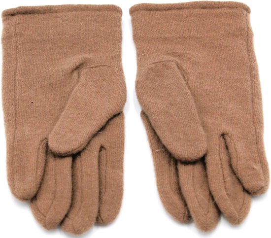 Handschoenen Dames Elegant Fijn wol.80% Wol 20% Acrylic. One size fit all. Lichte elastische pasvorm.