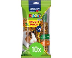 10x Vitakraft honing/groentekräcker cavia voordeelpak à 5 stuks