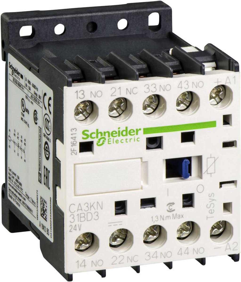 Schneider Electric CA3KN31BD3 Hulpbeveiliging 3x NO, 1x NC 1 stuk(s)