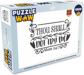 Puzzel Moederdag cadeautje - Wijsheden - Quotes - Legpuzzel - Puzzel 1000 stukjes volwassenen