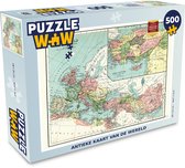 Puzzel Antiek - Romeinen - Landkaart - Legpuzzel - Puzzel 500 stukjes