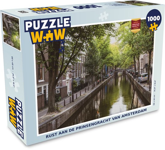 Puzzel Rust aan de Prinsengracht van Amsterdam - Legpuzzel - Puzzel 1000  stukjes... | bol